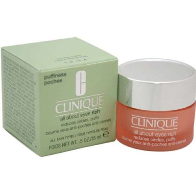 CLINIQUE ALL ABOUT EYES RICH BAUME YEUX ANTI POCHES 15 ML