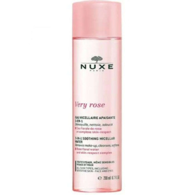 NUXE VERY ROSE EAU MICELLAIRE APAISANTE 3 EN 1 TOUS TYPES DE PEAUX 200 ML