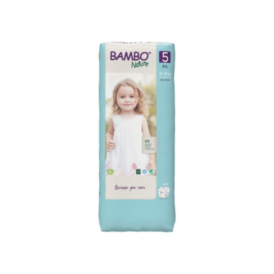 BAMBO NATURE - Couches bebe 5 xl 12 a 18kg 44 unites