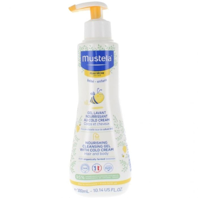 MUSTELA - Bebe gel lavant surgras cold cream peau seche pompe 300 ml