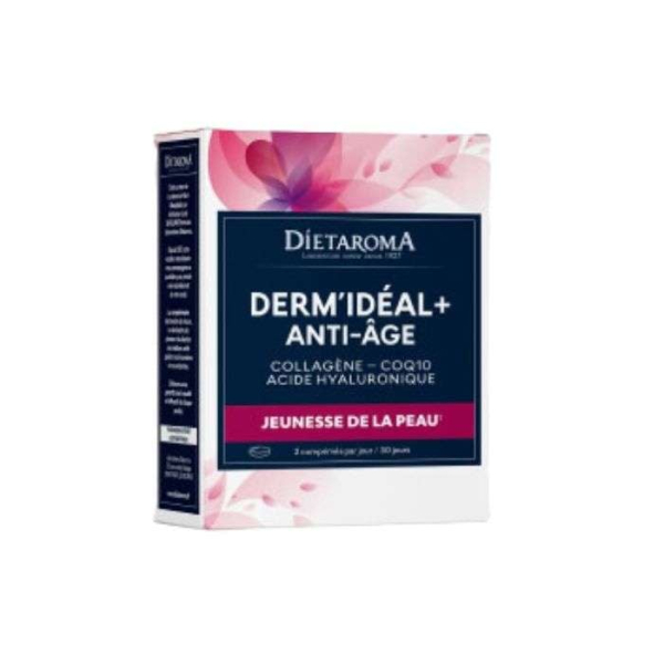 DIETAROMA - Dermideal plus collagene + coq10 60 comprimes