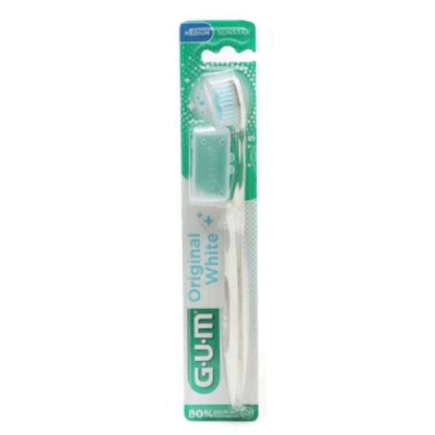 GUM - Brosse a dents original white medium compacte ref 563