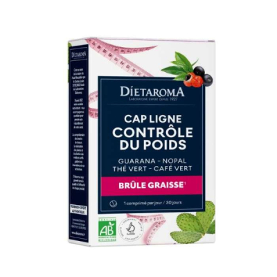 DIETAROMA CAPLIGNE BRULE GRAISSE ET CONTROLE DU POIDS BIO 30 COMPRIMES