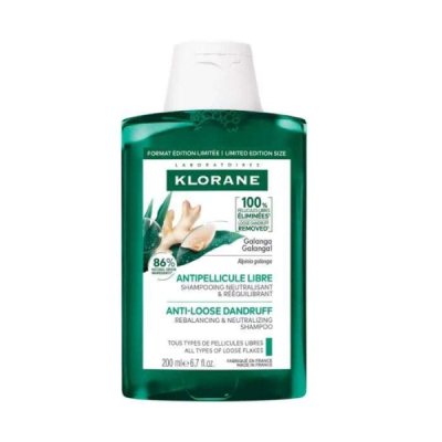 KLORANE - Shampooing antipellicule libre neutralisant et reequilibrant 200ml