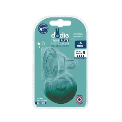 DODIE TETINE PLATE ANTI COLIQUE 6 MOIS DEBIT 4