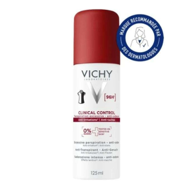 VICHY - Clinical control anti transpirants anti odeurs anti taches 125 ml