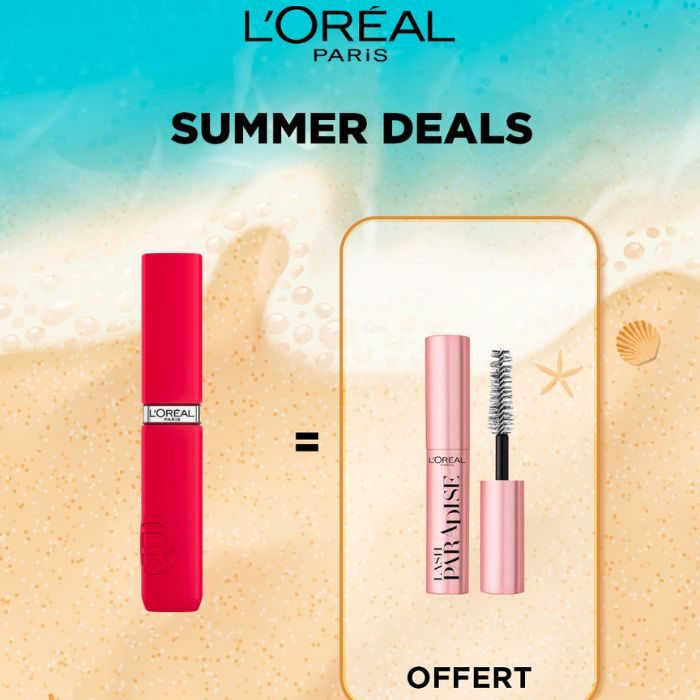 L'OREAL PARIS OFFRE WEB INFAILLIBLE ROUGE A LEVRES MATTE RESISTANCE + MINI MASCARA OFFERT