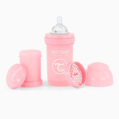 TWISTSHAKE OFFRE 1 BABY BOTTLE ANTI COLIC ALL IN ONE 180 ML 0M+ ROSE ACHETE 2 OFFERTS