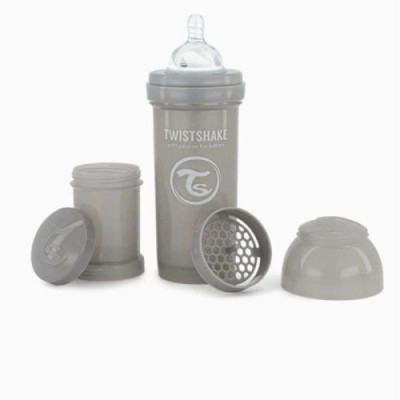 TWISTSHAKE OFFRE 1 BABY BOTTLE ANTI COLIC ALL IN ONE 260 ML 2M+ GRIS ACHETE 2 OFFERTS