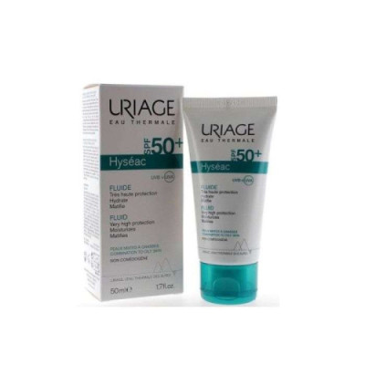 URIAGE OFFRE HYSEAC FLUIDE ECRAN SPF 50 + GEL NETTOYANT 50ML OFFERT