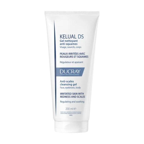 DUCRAY KELUAL DS GEL NETTOYANT ANTI SQUAMES 200 ML