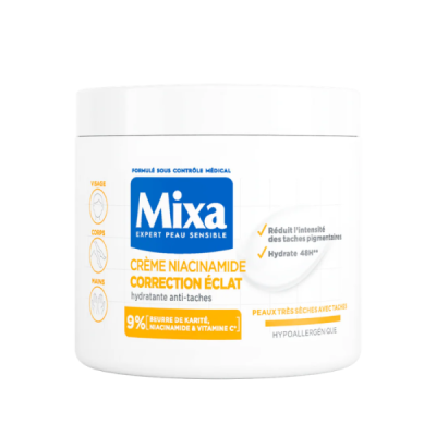 MIXA - Creme niacinamide correction eclat anti taches 400 ml