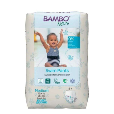 BAMBO NATURE - Couches de piscine taille m 12 kg+ 12 unites