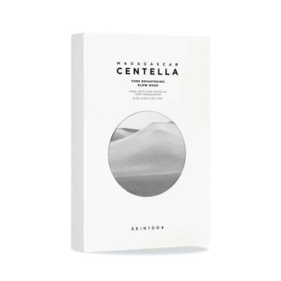 SKIN 1004 - Madagascar centella tone brightening glow mask 25ml pack de 5