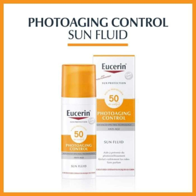 EUCERIN SUN FLUIDE PHOTOAGING CONTROL SPF50+ ANTI AGE 50ML