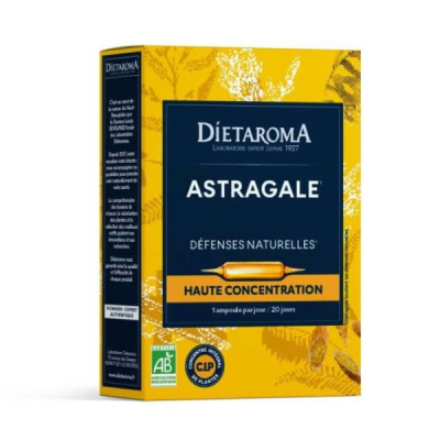 DIETAROMA - Astragale defnses naturelles 20 ampoules
