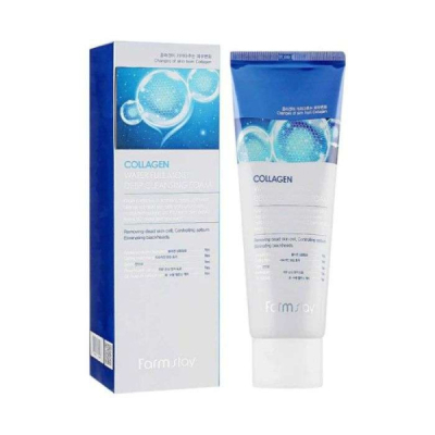 FARMSTAY COLLAGEN WATER MOIST DEEP CLEANSING FOAM 180 ML