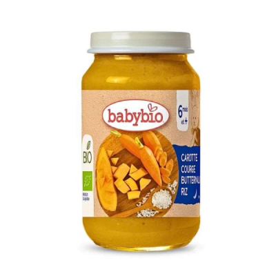 BABYBIO - Pot carotte courge butternut riz 6 mois+ 200 g