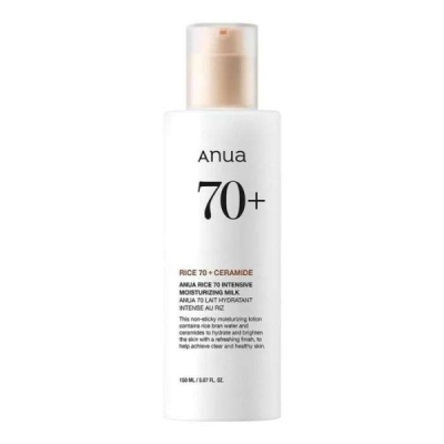 ANUA - Rice 70 + ceramide intensive moisturizing milk 150 ml