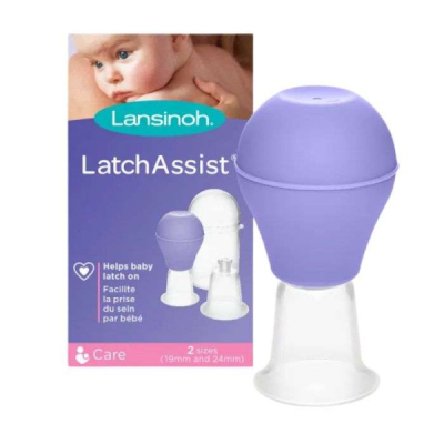 LANSINOH - Poire a mamelon latch assist 2 tailles