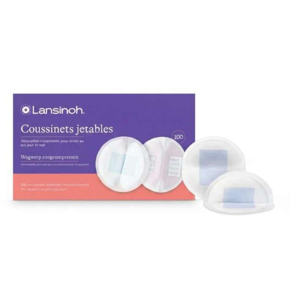 LANSINOH - Coussinets allaitements jetables 100 pieces