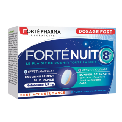 FORTE PHARMA FORTE NUIT MELATONINE 1.9 G 15 COMPRIMES