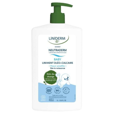 GILBERT LINIDERM NEUTRADERM LINIMENT OLEO CALCAIRE PEAUX SENSIBLES 1 L