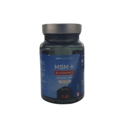 GPH MSM+ COMPLEMENT ALIMENTAIRE 500 MG 60 GELULES