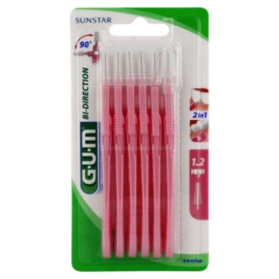 GUM MANCHE PAR 6 UNITES AVEC BROSETTE FINE 1.2 MM REF 2614
