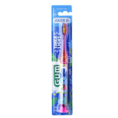 GUM JUNIOR LIGHT UP 1 MINUTE BROSSE A DENTS SOUPLE REF 903