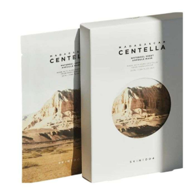 SKIN 1004 - Madagascar centella watergel sheet ampoule mask 25ml pack de 5