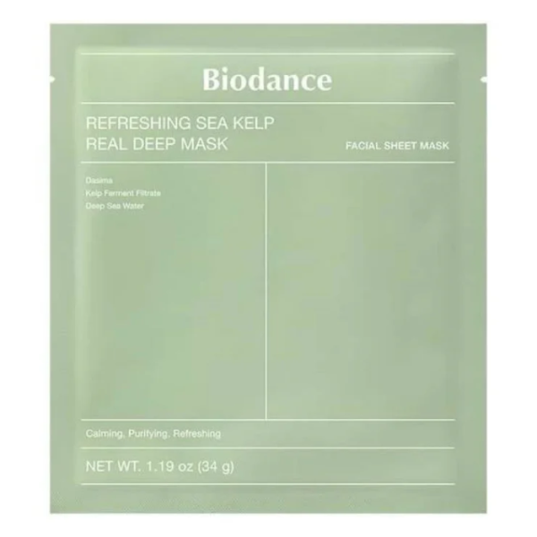 BIODANCE - Refreshing sea kelp real deep mask facial sheet 1 unite