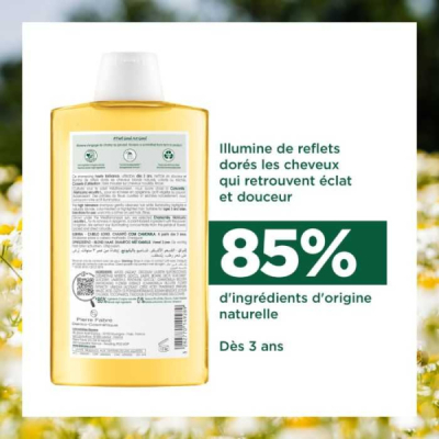 KLORANE SHAMPOOING A LA CAMOMILLE REFLETS BLONDS 200 ML