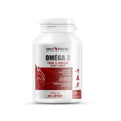 ERIC FAVRE - Omega 3 coeur et cerveau 120 capsules