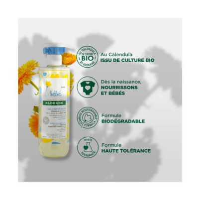 KLORANE BEBE GEL LAVANT DOUX AU CALENDULA 500 ML