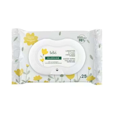 KLORANE BEBE LINGETTES NETTOYANTES DOUCES PACK DE 25