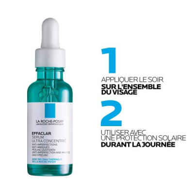 LA ROCHE POSAY EFFACLAR SERUM VISAGE ANTI IMPERFECTIONS 30ML