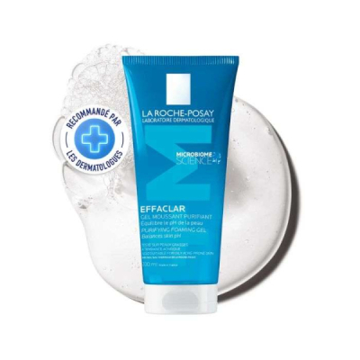 LA ROCHE POSAY EFFACLAR GEL MOUSSANT PURIFIANT EQUILIBRE LE PH DE LA PEAU 200 ML