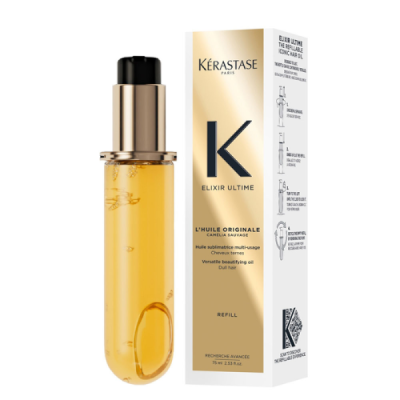 KERASTASE - Elixir ultime huile sublimatrice multi usage cheveux ternes recharge 75 ml