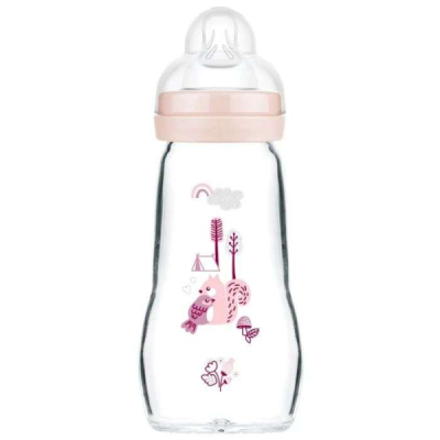 MAM BIBERON VERRE 260 ML 2 MOIS+