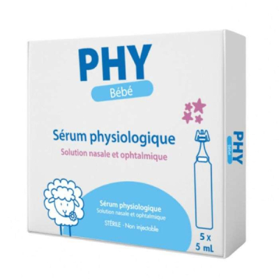 PHY BEBE - Serum physiologique 5*5ml