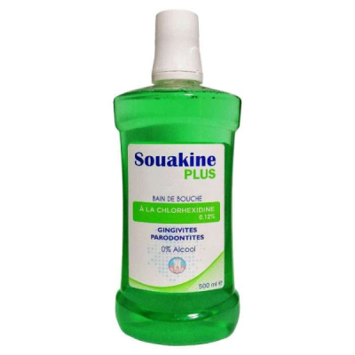 DERMO-SOIN - Souakine plus bain de bouche 500 ml