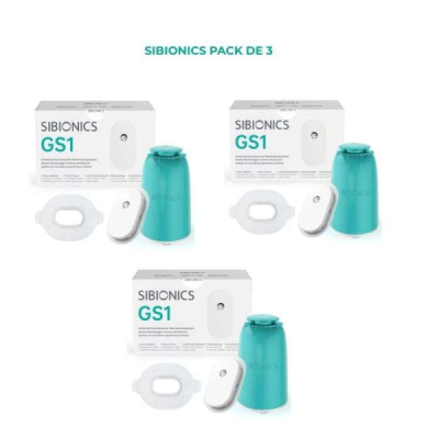SIBIONICS - Gs1 gestionnaire de diabete pack de 3