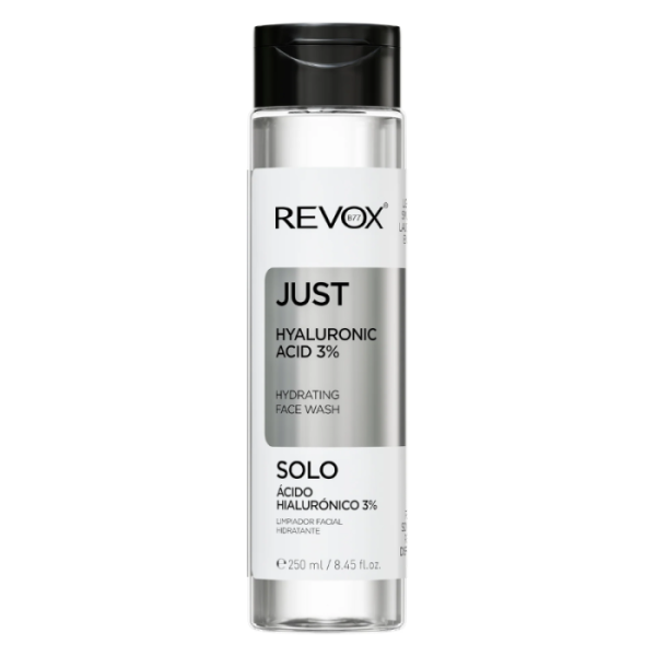 REVOX B77 - Nettoyant hydradant visage just hyaluronic acid 3% 250 ml
