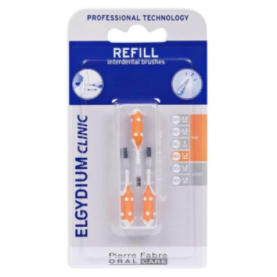 ELGYDIUM - Clinic recharge refill orange brossettes interdentaires