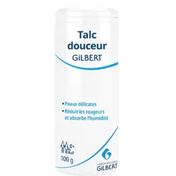 GILBERT - Talc douceur flacon poudreur 100g