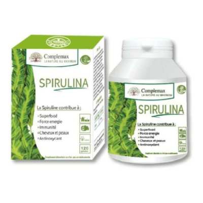 COMPLEMAX - Spirulina 500 mg 120 gelules
