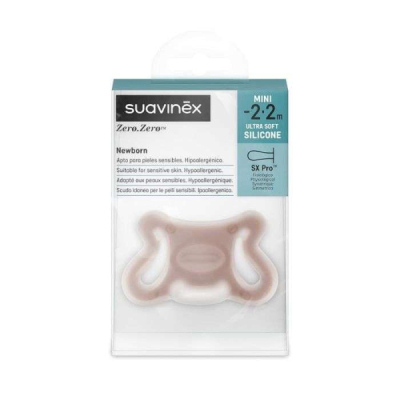 SUAVINEX ZERO ZERO NEWBORN SUCETTE SX PRO MINI-2.2M ULTRA SOFT SILICONE REF3401405
