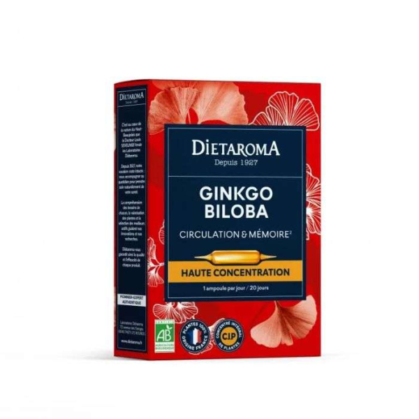 DIETAROMA - C.i.p. ginkgo biloba 20 ampoules