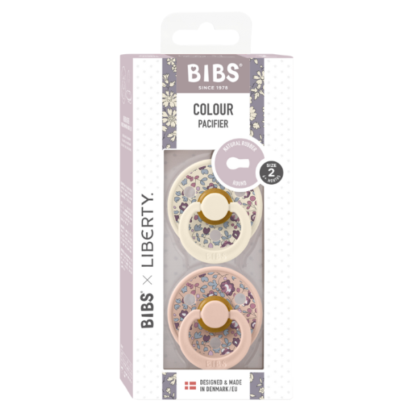 BIBS COLOUR NATURAL RUBBER TAILLE 2 SUCETTE 6 MOIS